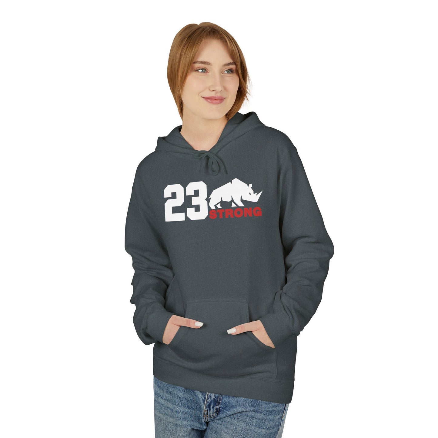 Baseball - 23 Strong | Unisex Midweight Softstyle Fleece Hoodie