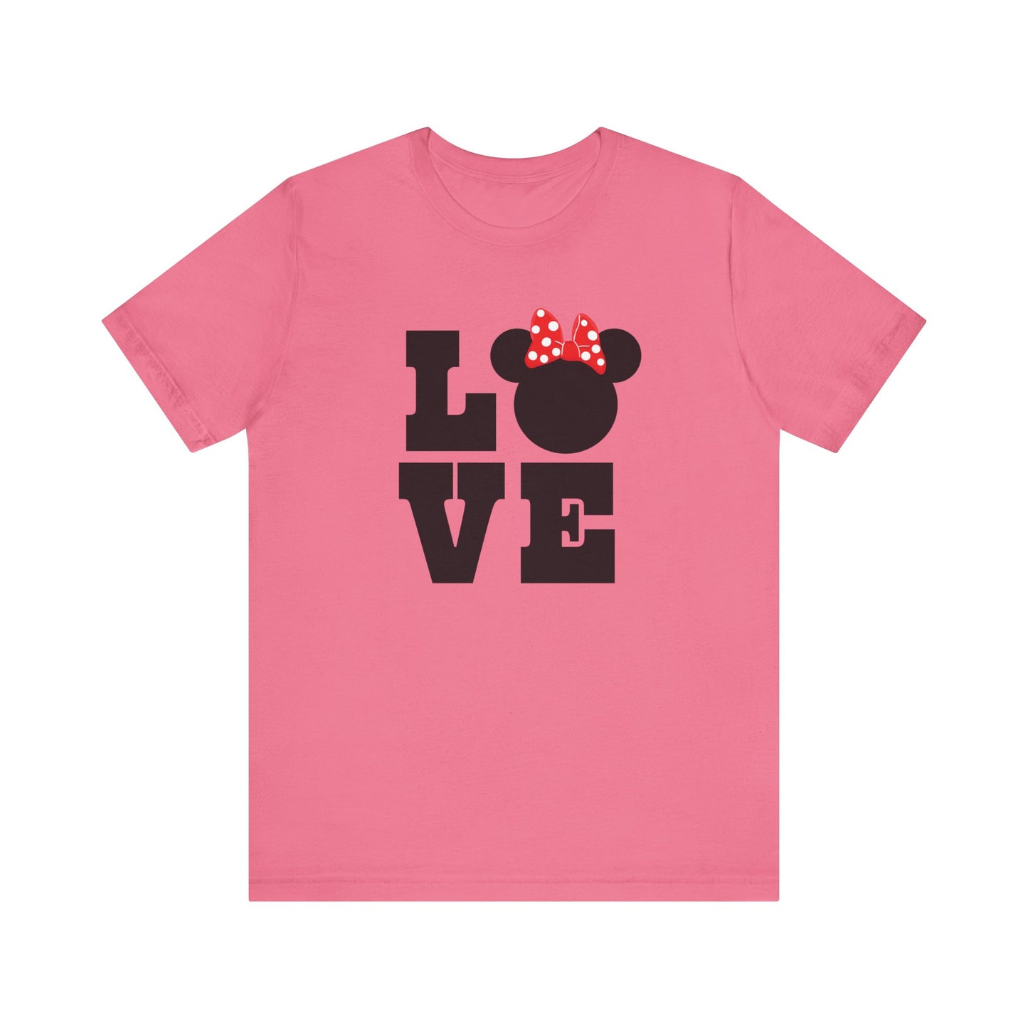 Love Minnie - Black Unisex Jersey Short Sleeve Tee