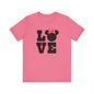 Love Minnie - Black Unisex Jersey Short Sleeve Tee