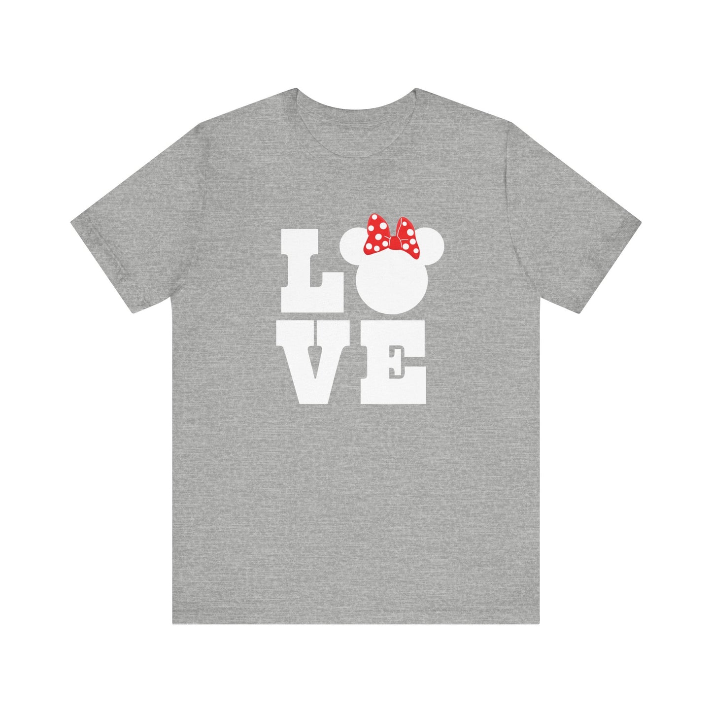 Love Minnie - White Unisex Jersey Short Sleeve Tee