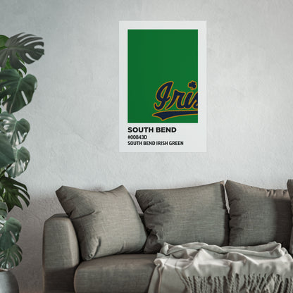 University of Notre Dame Team Paint Swatch - Logo - South Bend Irish Green