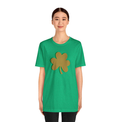 South Bend Shamrock - Gold / Green - Unisex Jersey Short Sleeve Tee