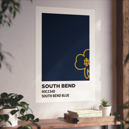 University of Notre Dame Team Paint Swatch - Logo - South Bend Blue