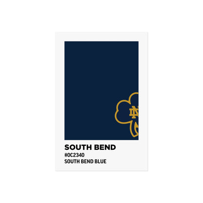 University of Notre Dame Team Paint Swatch - Logo - South Bend Blue