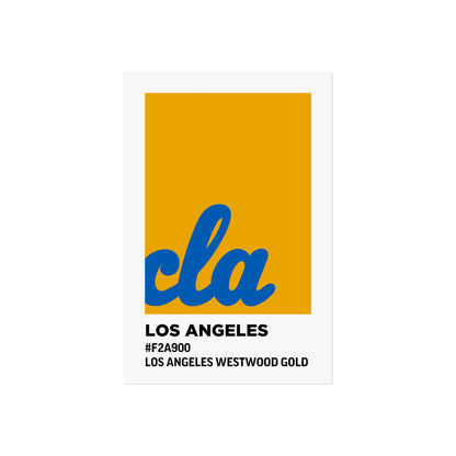 University of California Los Angeles Team Paint Swatch - Westwood Gold