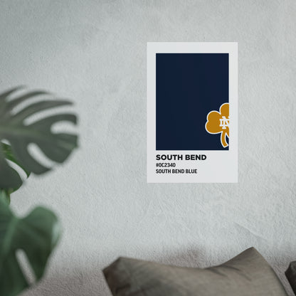 University of Notre Dame Team Paint Swatch - Logo - South Bend Blue