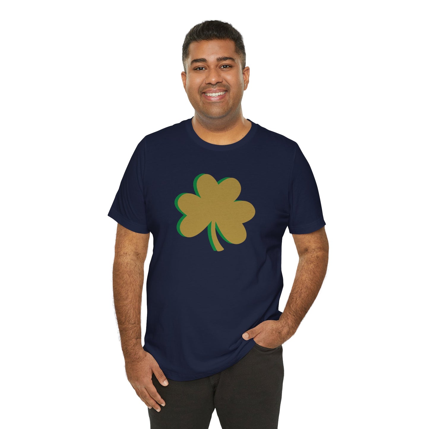 South Bend Shamrock - Gold / Green - Unisex Jersey Short Sleeve Tee