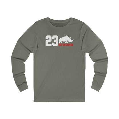 Baseball - 23 Strong | Unisex Jersey Long Sleeve Tee