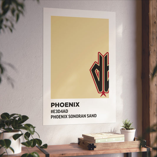 Arizona Baseball Team Paint Swatch - Phoenix - Diamondbacks - Sonoran Sand