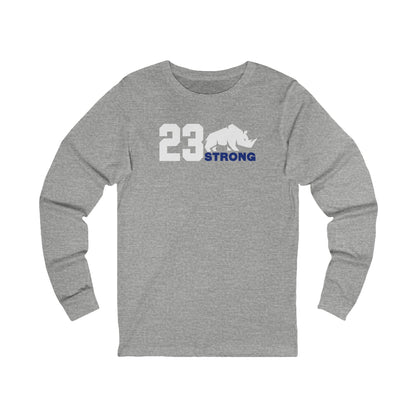 Baseball - 23 Strong | Unisex Jersey Long Sleeve Tee