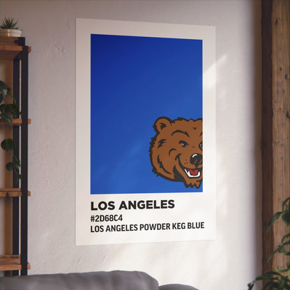 University of California Los Angeles Team Paint Swatch - Los Angeles Powder Keg Blue