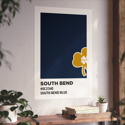 University of Notre Dame Team Paint Swatch - Logo - South Bend Blue