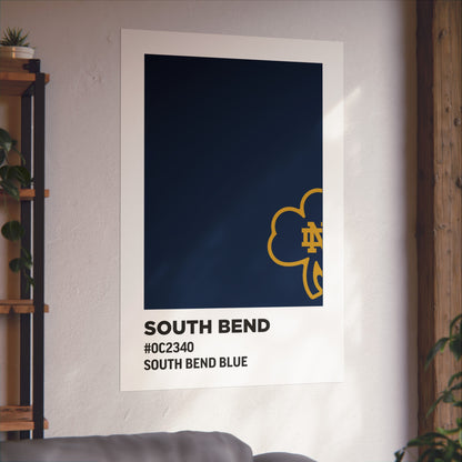 University of Notre Dame Team Paint Swatch - Logo - South Bend Blue