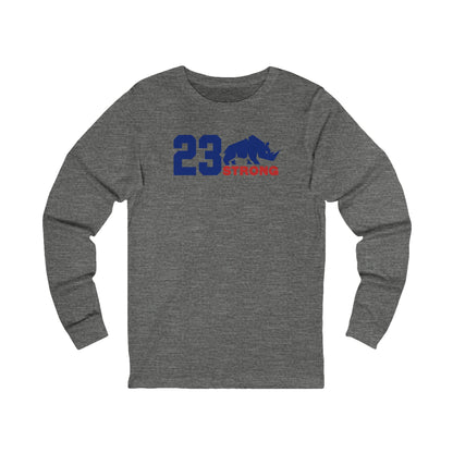 Baseball - 23 Strong | Unisex Jersey Long Sleeve Tee